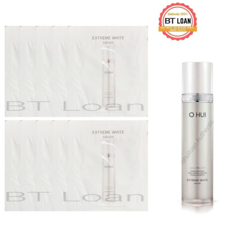 Combo 10 Gói Tinh Chất Dưỡng Trắng Ohui Extreme White Serum Snow vitamin.