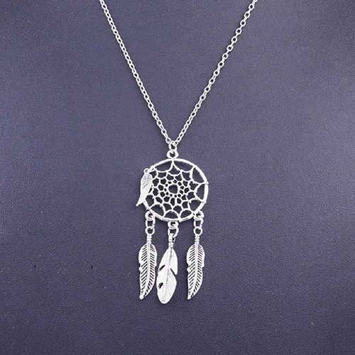 Dây chuyền thời trang mặt hình Dream Catcher phong cách Retro độc đáo cho nữ