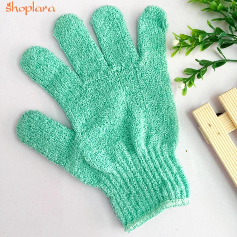 Bath Cleaning Gloves Skin Exfoliating Wash Towel Five-Finger Bath Shower