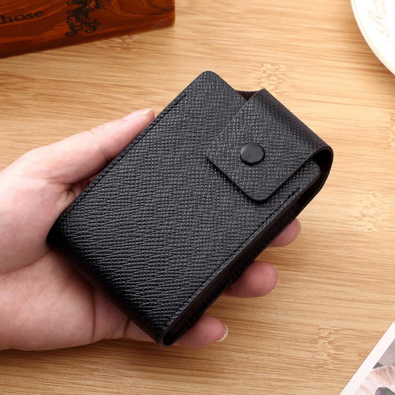 Multi-function Wallet Purse Clip Card Holder Money Leather Blue Faux PU Man Hot