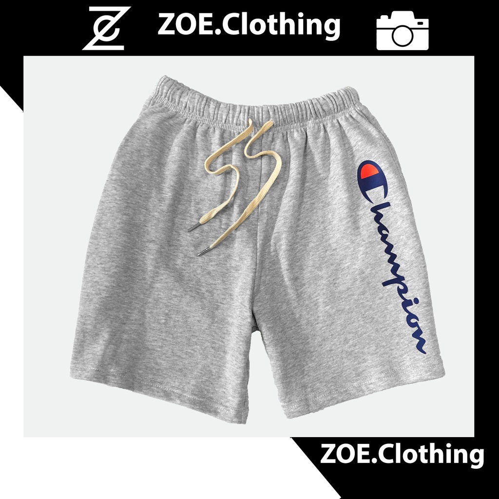 Quần short cotton Champion, quần nam nữ unisex , Zoeclothing