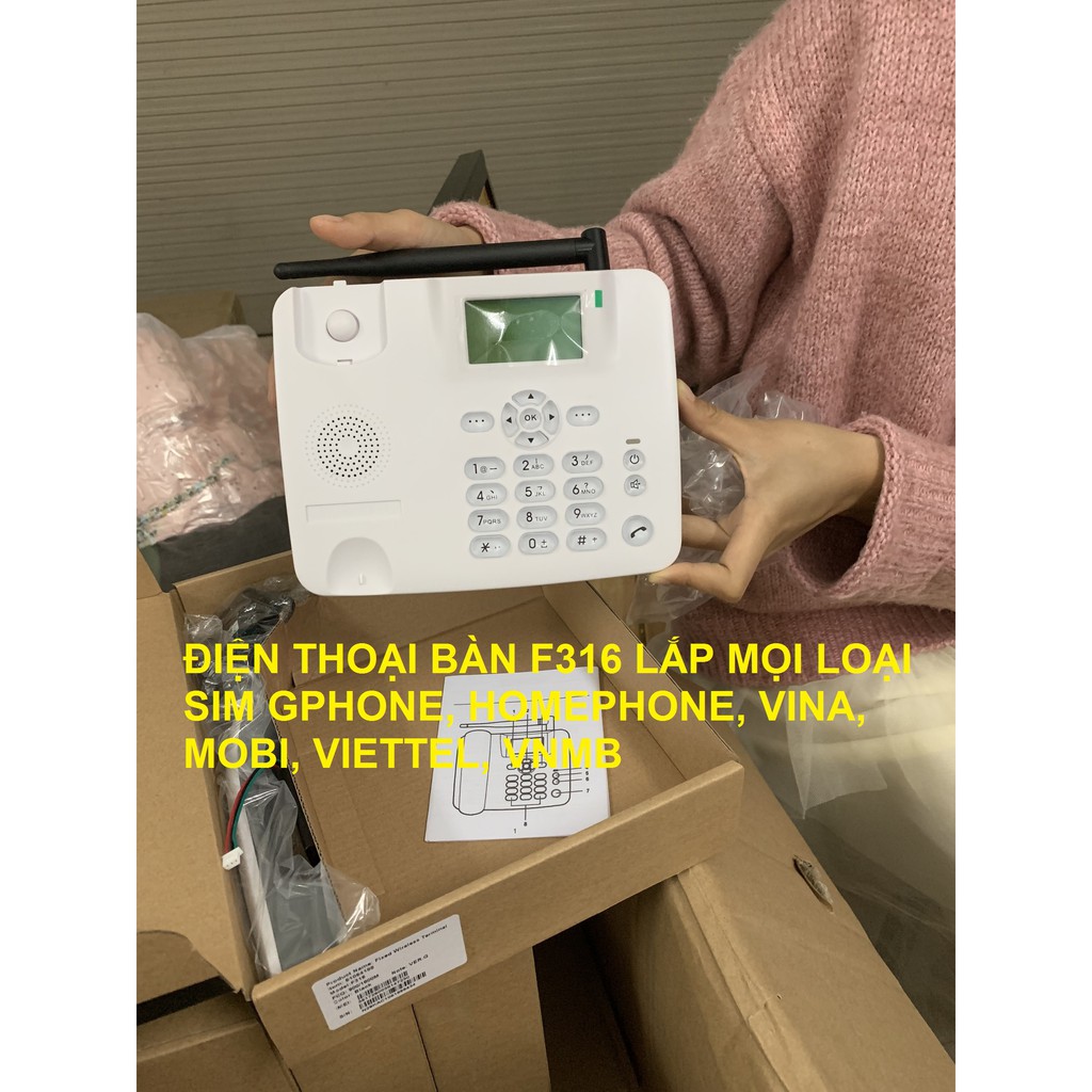 ☎️ Điện Thoại Để Bàn Huawei Dùng Sim ☎️  Gphone,Homephone và Các Loại Sim Di Động - 3 Mã ETS312i và GSM F316, F317 | BigBuy360 - bigbuy360.vn