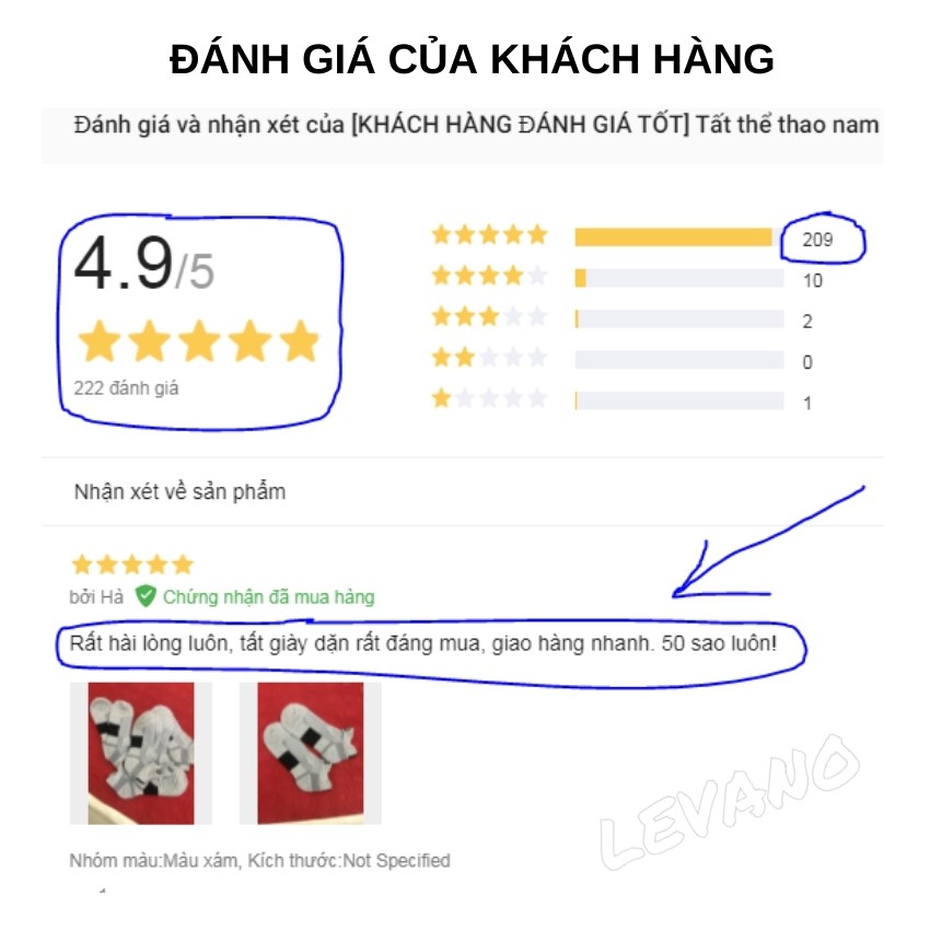 Tất nam nữ cổ ngắn thể thao công sở LEVANO chất liệu cotton dày dặn êm chân hút ẩm hạn chế thối chân T009