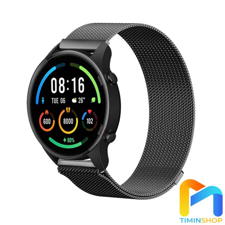 Dây đeo Xiaomi Mi Watch/ S1/ S1 Active - Dây thép, khóa nam châm (DT)