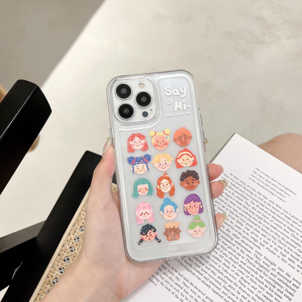 Ốp Điện Thoại Mềm Họa Tiết Hoạt Hình Avatars Cho iphone 13promax 12 11 7plus X XS XR 8 7