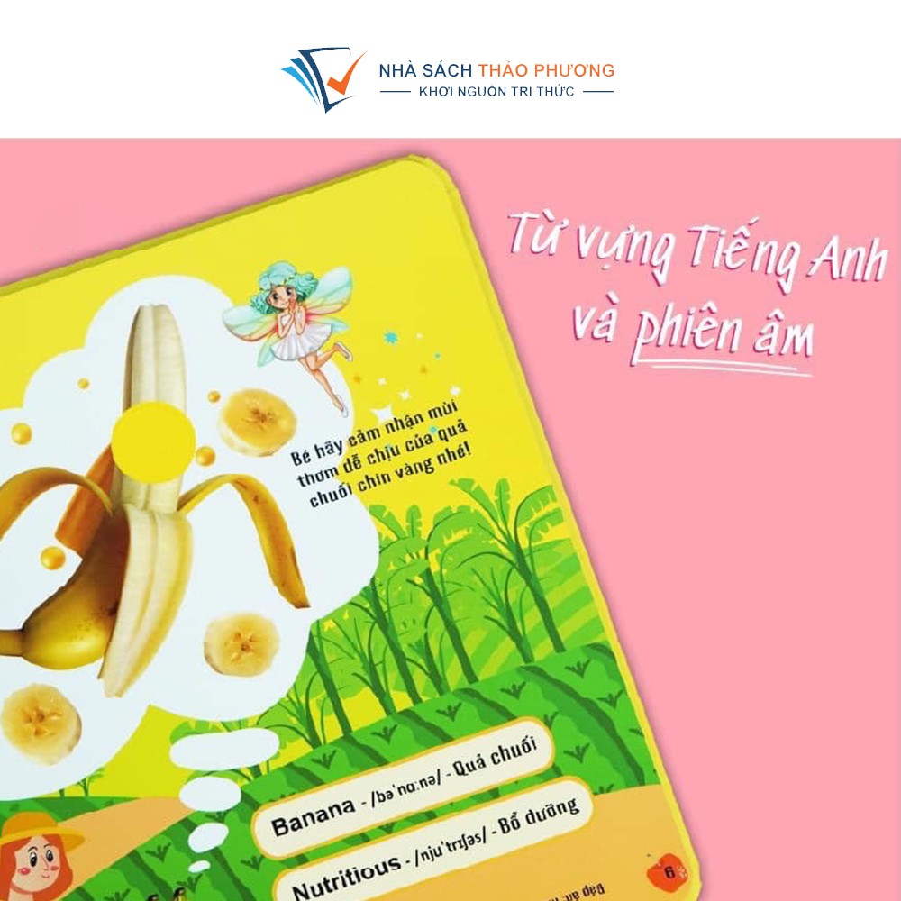 Sách - Mùi hương hoa và trái cây tương tác độc đáo kèm audio đọc sách (Bìa cứng)