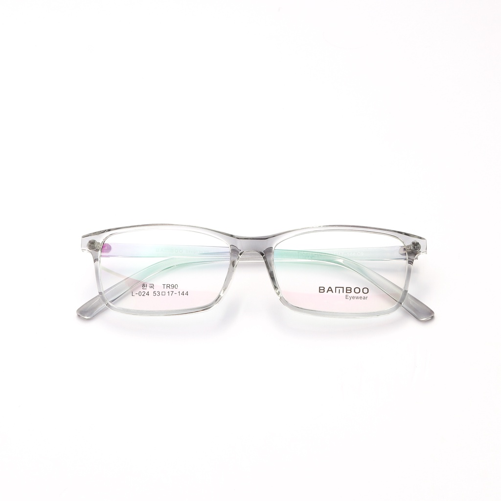 Gọng mắt kính cận loạn Chữ nhật LB Eyewear Bamboo 90 024 Nhựa vuông - Đỏ thẫm, Đen nhám, Đen Bóng, X