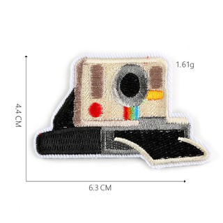 Sticker vải, patch ủi máy ảnh dán quần áo