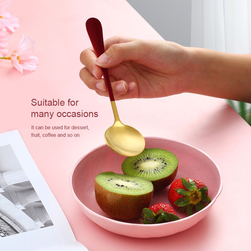 Muỗng cà phê KATELV bằng thép không gỉ 304 cao cấp chuyên dụng