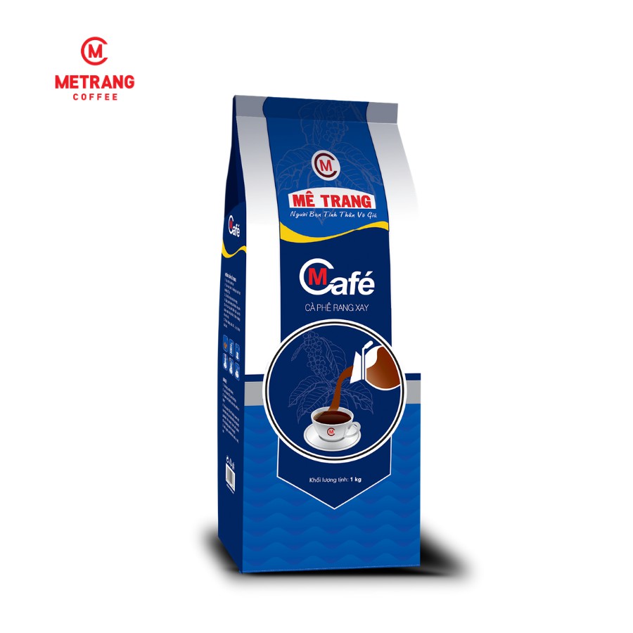 Cà phê pha phin Mê Trang Mcafe - Túi 1kg bột &amp; hạt