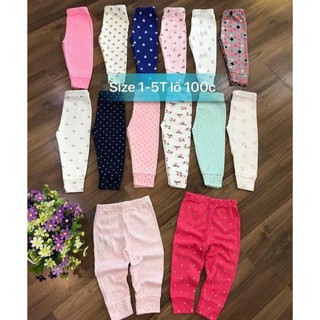 Set 10 quần borip dài cho bé trai và bé gái 8-18kg