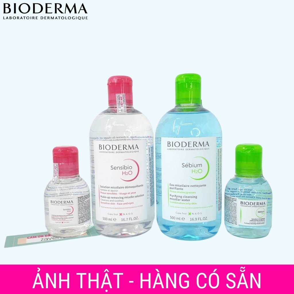 Nước Tẩy Trang TT09234475 BIODERMA Sensibio H2O Làm Sạch Da Không Cần Rửa Lại Với Nước (500ml)