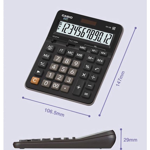 Máy tính tiền Nhỏ Casio MX-12B Bảo hành 7 năm