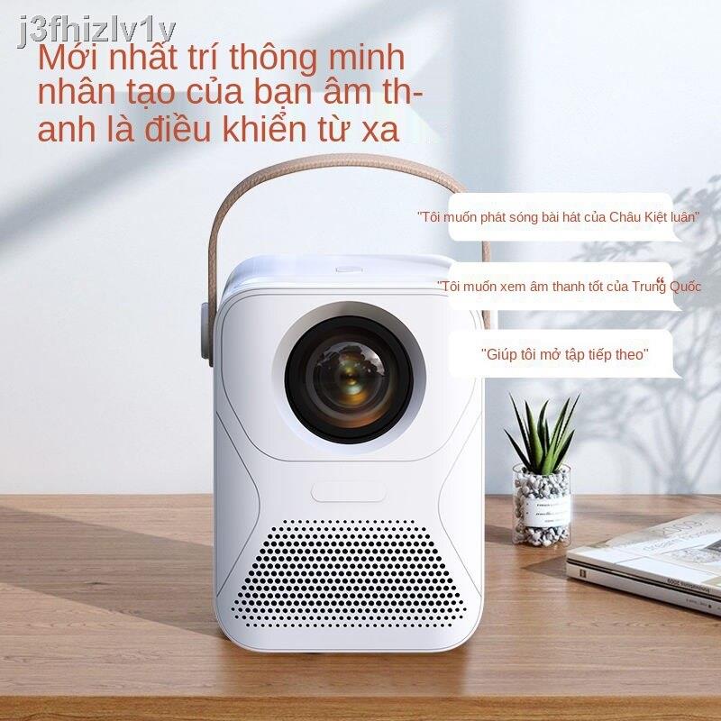 [bán chạy]Phòng ngủ gia đình máy chiếu 4k siêu rõ nét màn wifi treo tường độ cao mini nhỏ gọn 1080P giá rẻ