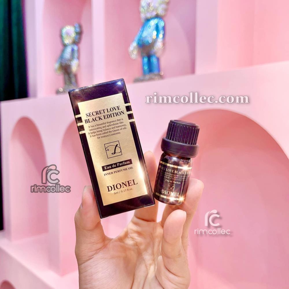 Nước Hoa Vùng Kín Dionel Hàn Quốc 5ml - Dionel Secret Love 5ml Korean - Đen, Trắng, Xanh Tặng Mặt Nạ Nhau Thai Cừu