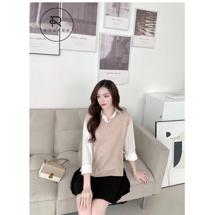 Áo Gile Len Nữ, Gile Len Mỏng Cổ Tim Chất Đẹp [LMT] | BigBuy360 - bigbuy360.vn