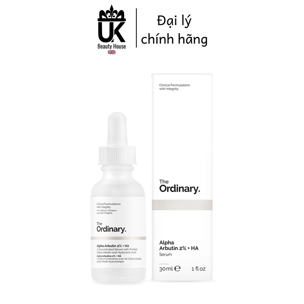 Tinh chất Dưỡng Trắng The Ordinary Alpha Arbutin 2% + HA 30ML