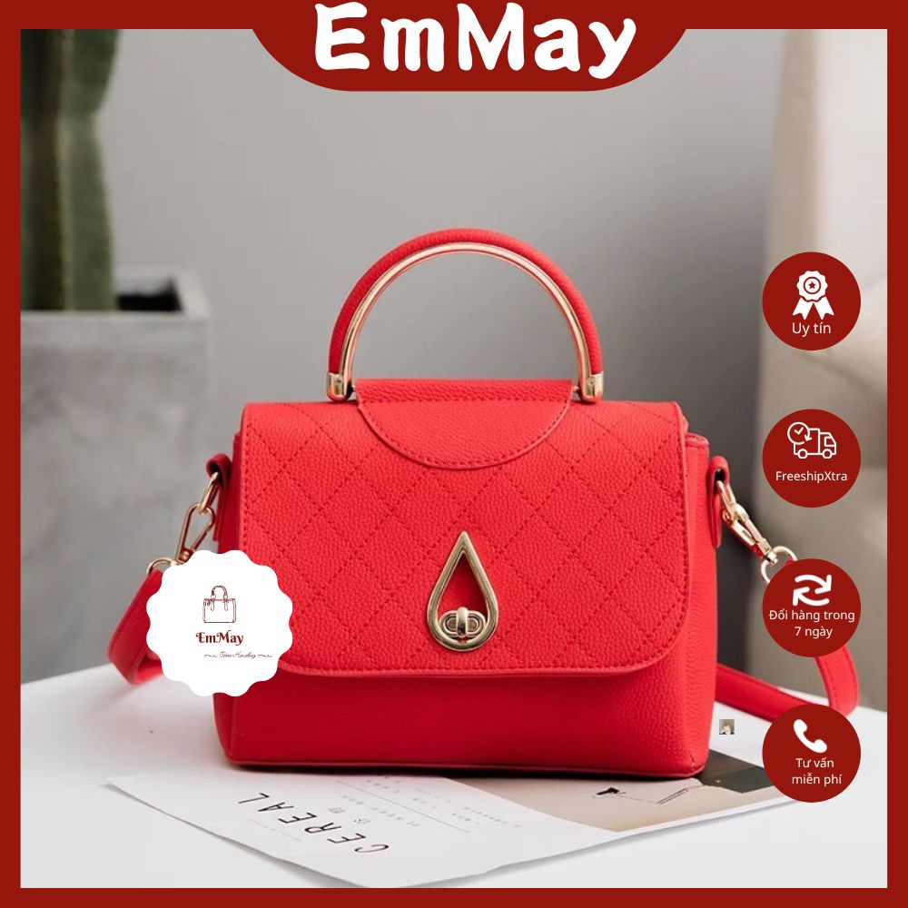 Túi xách đeo chéo thời trang giọt lệ BO07 túi xách tay đeo vai EMMAY