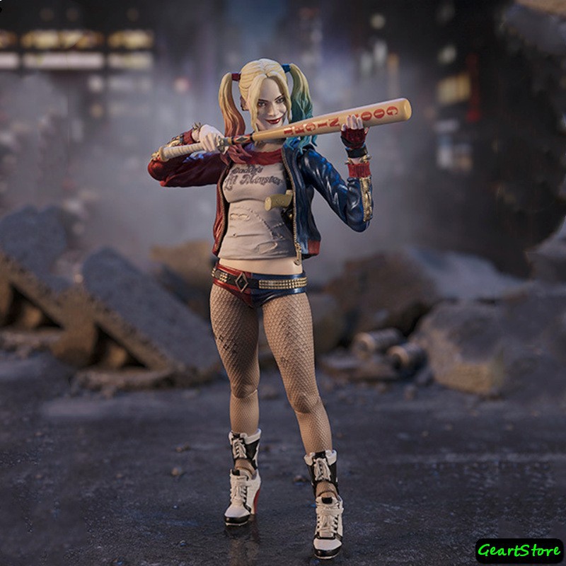 (HÀNG CÓ SẴN ) MÔ HÌNH NHÂN VẬT HARLEY QUINN SUICIDE SQUAD FIGMA SHF CỬ ĐỘNG ĐƯỢC