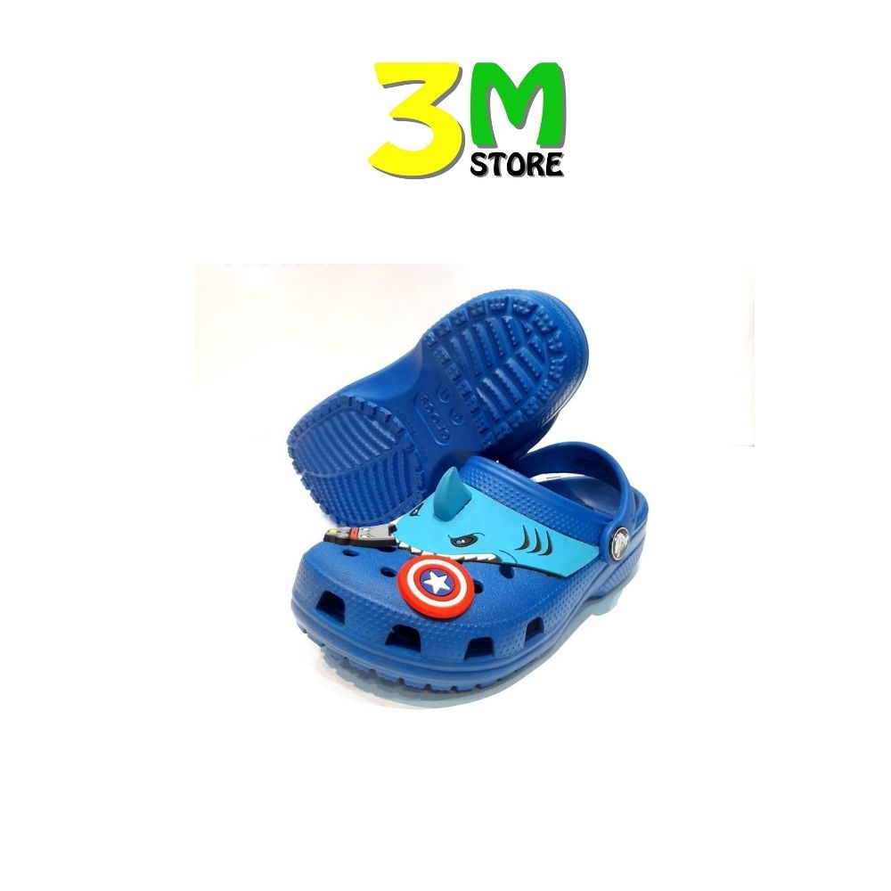 Dép Sục Hàn Quốc Band Dễ Thương, Êm Chân, Bền Đẹp Cho Bé Trai Và Gái Nhiều Màu.Nhựa mềm hình nổi 3D đẹp mắt.