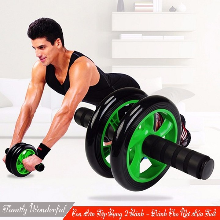 Con lăn tập bụng 4 bánh xe