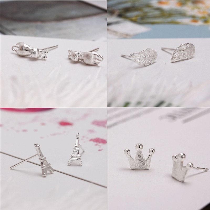 Bông Tai Nữ Thiết Kế Đơn Giản Không Dị Ứng A754