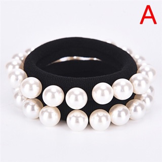 Dây buộc tóc đính hạt sang chảnh