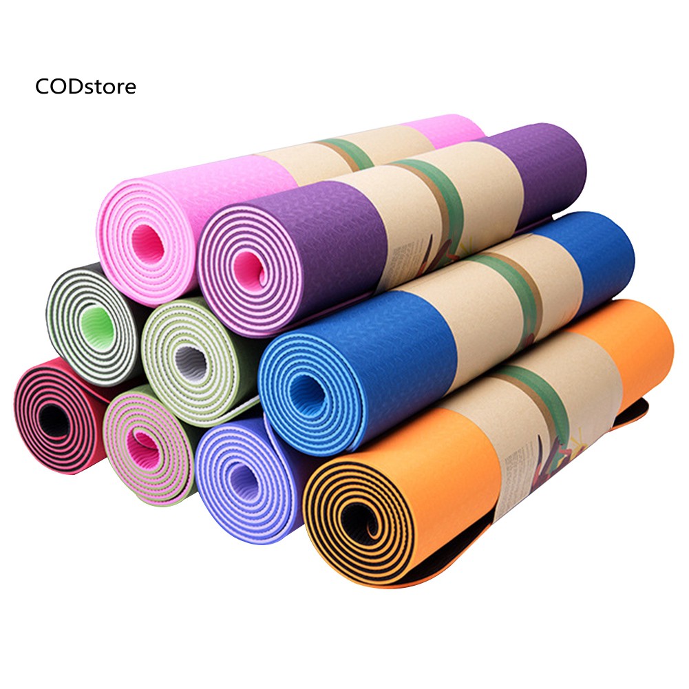 Thảm Tập Yoga Chống Trượt Dày 6mm