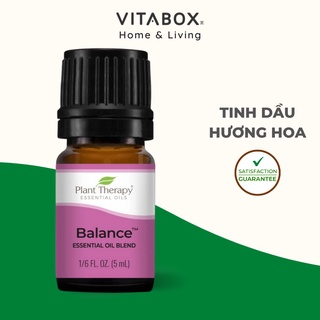 Plant Therapy - Tinh dầu hương hoa Balance thư giãn và cân bằng cảm xúc - Essential oil blend synergy 5mL