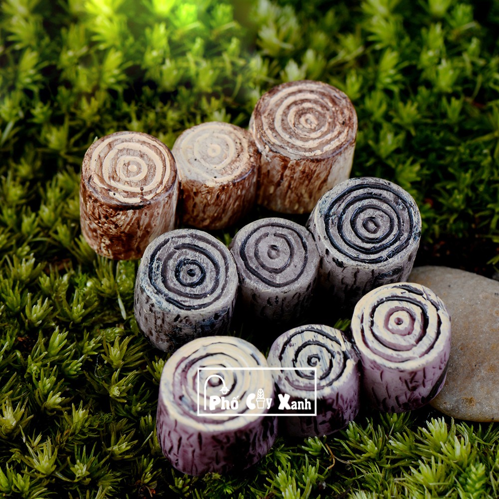 Khúc Gỗ Lát Đường Đi - Phụ Kiện Trang Trí Tiểu Cảnh Hồ Nước