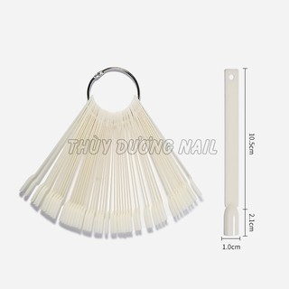 Bộ 50 que móng vuông làm mẫu sơn chuyên dùng làm nail