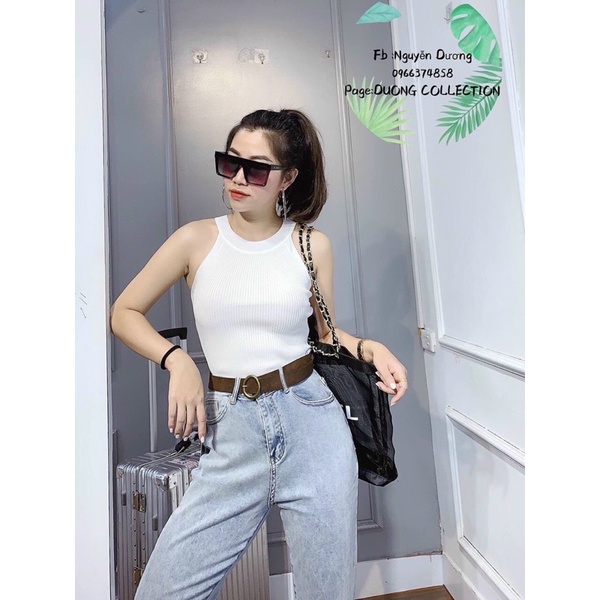 ÁO CROPTOP CỔ YẾM CTMH