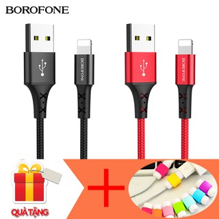 [Tặng Quà] Cáp Sạc Hoco Iphone BX20 Dài 1M ✓ Chính Hãng ✓ Dây Sạc Lightning ✓ Tặng Nút Bảo Vệ Đầu Cáp