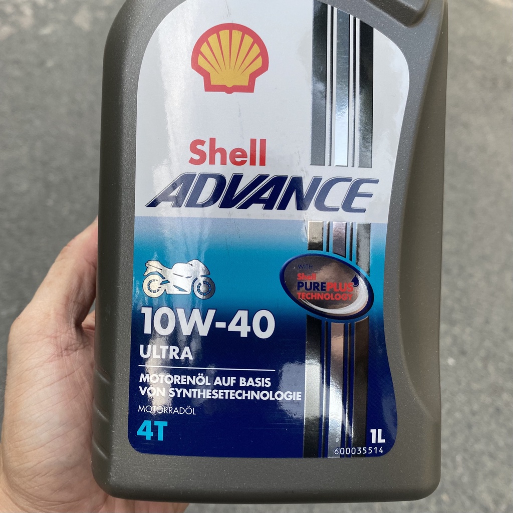 Nhớt Shell Ultra 10W40 100% Tổng Hợp Hàng Châu Âu