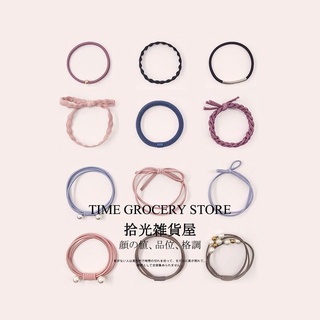 Set bộ 12 dây buộc tóc chun Hàn Quốc -thoitrangtuivi87