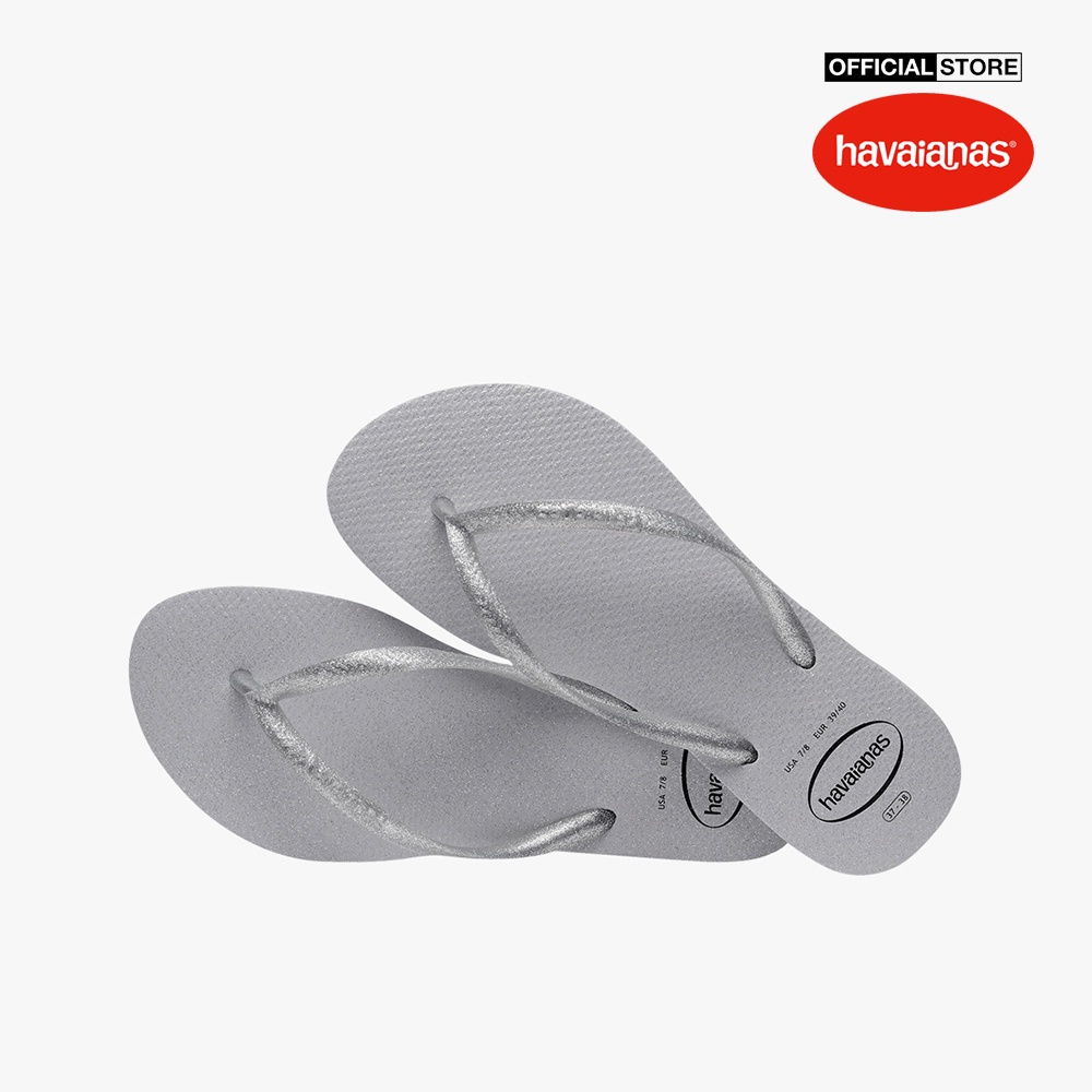 HAVAIANAS - Dép nữ Chinelo Feminino Slim Gloss