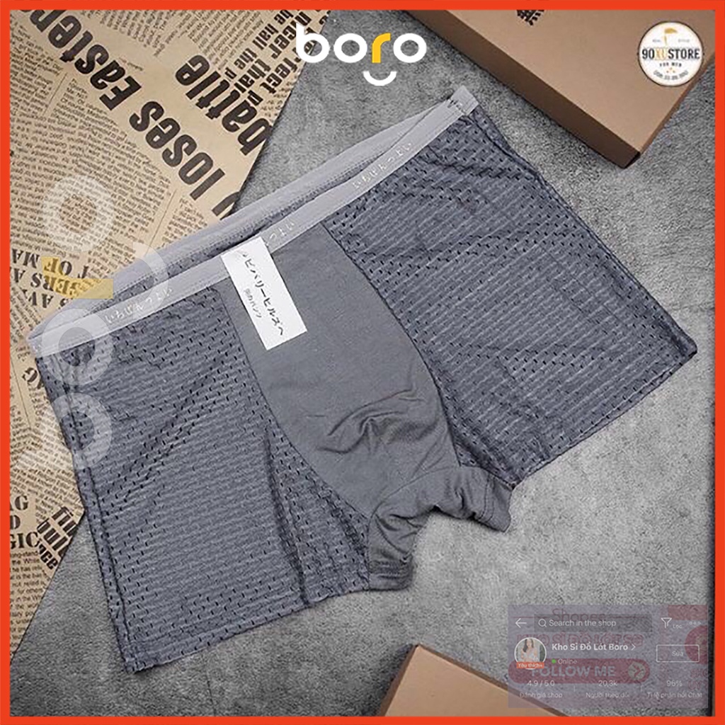 COMBO 10 Quần sịp đùi , quần lót nam Nhật Bản thương hiệu Muji, chất liệu mền mại thông hơi thoáng khí ! Form cực chuẩn