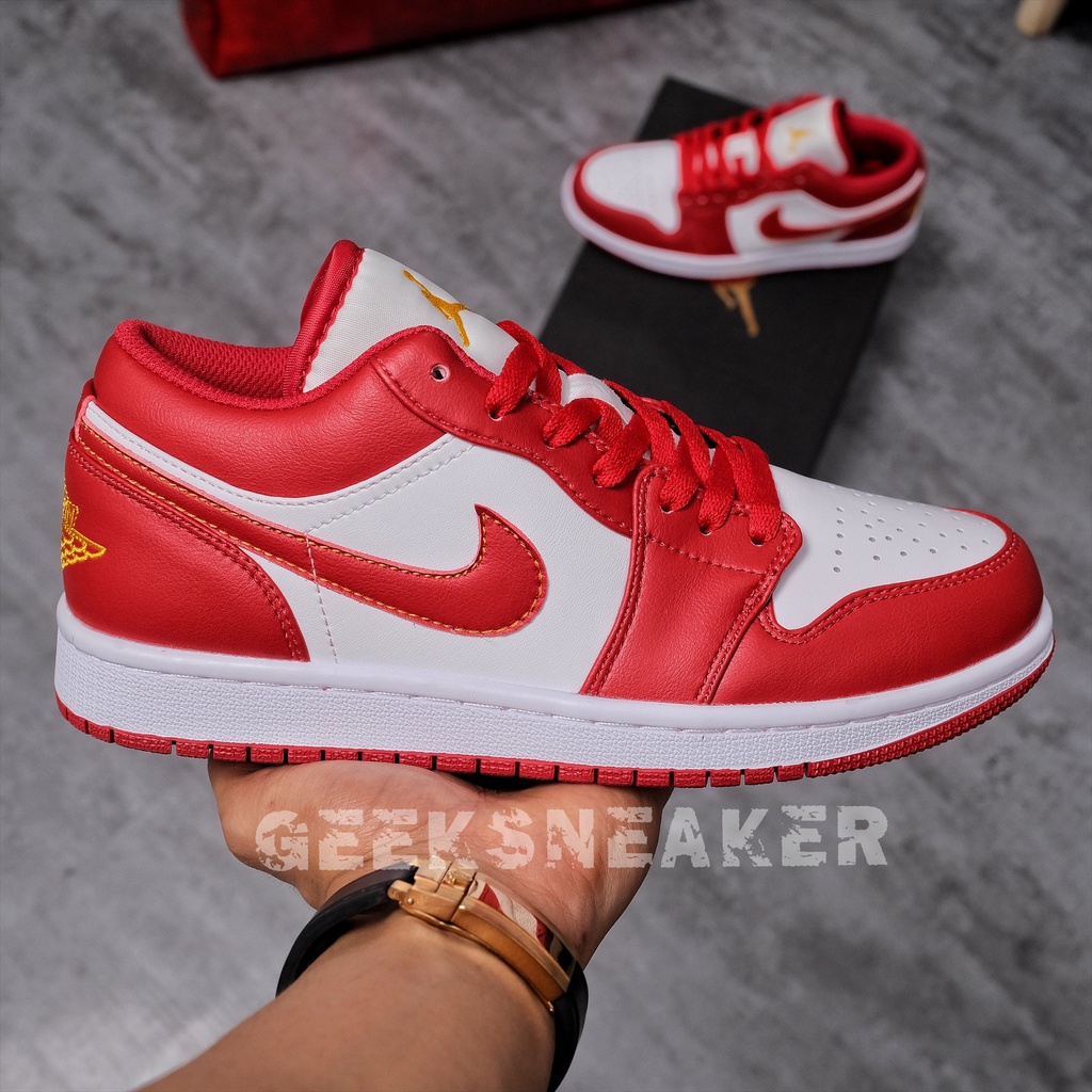 [GeekSneaker] Giày Sneaker - Jordan 1 Low Cardinal Red