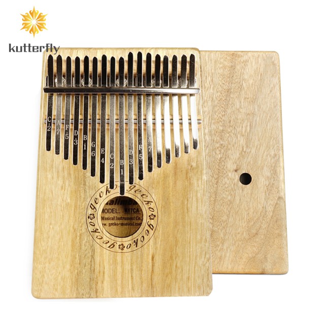 17 Key Wooden Thumb Piano Kalimba B Instrument Toy Music