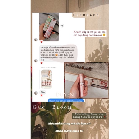 Nước hoa mini 20ml GC BLOOM