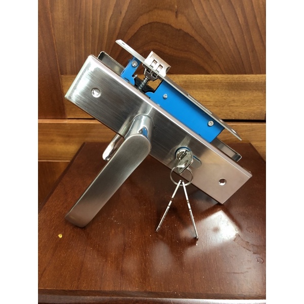 khoá inox tay gạt lắp cửa gỗ cửa nhựa cửa thép