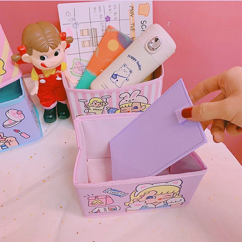 Thùng Vải Bé Gái Dễ Thương