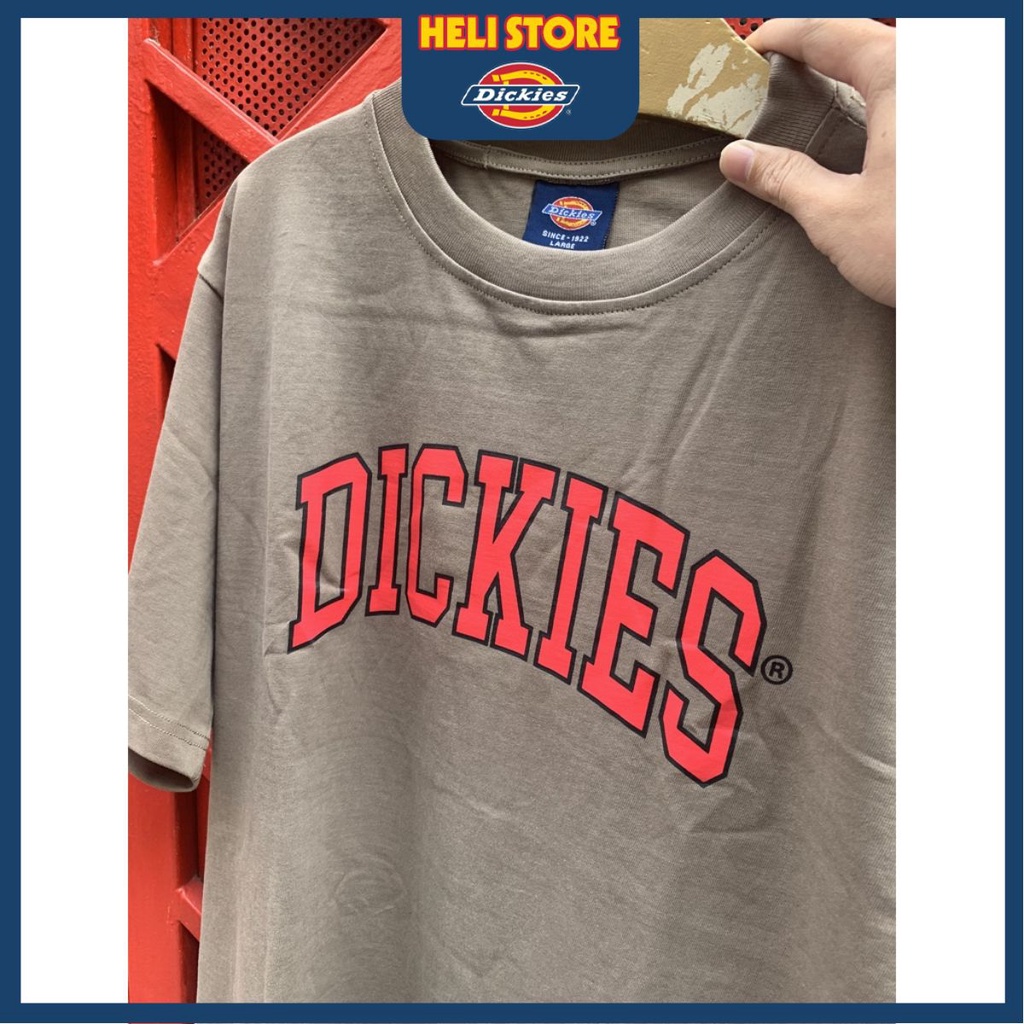 Áo thun Dickies chính hãng - Màu nâu lạnh - Cotton 100%, Form Unisex nam nữ