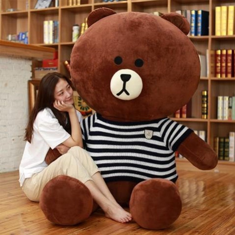 Gấu Bông Teddy Brown ❤️ FREE SHIP ❤️ 𝑯𝒂̀𝒏𝒈 𝑪𝒂𝒐 𝑪𝒂̂́𝒑❤️ Gấu Bông Hình Thú Siêu To Khổng Lồ Cute Vừa Ôm Vừa Nằm