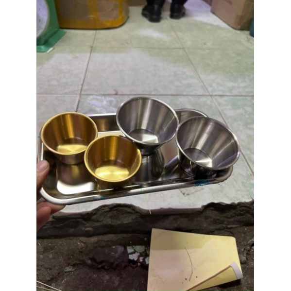BỘ KHAY CỐC VÀNG DÀNH CHO SPA