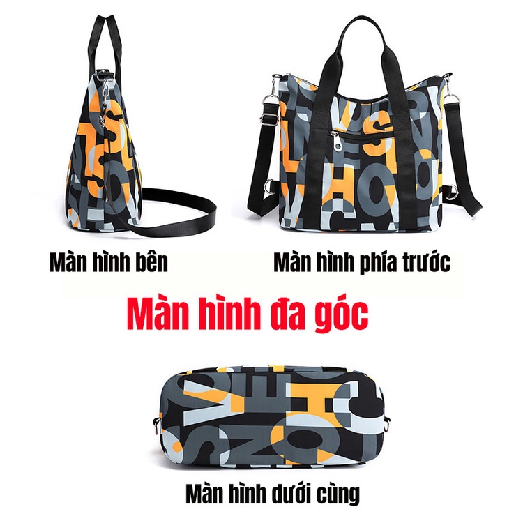 Túi Đeo Chéo Vai Bằng Vải Oxford Nylon Sức Chứa Lớn Phong Cách Hàn Quốc Cho Nữ