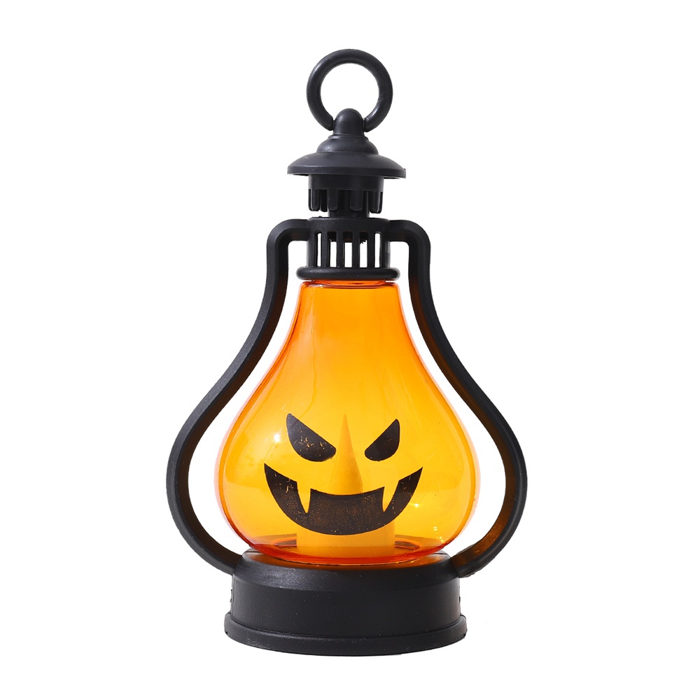 Lồng Đèn Điện Tử Hình Quả Bí Ngô Halloween Độc Đáo