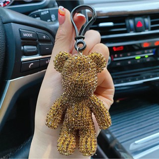 Móc khoá Bearbrick đính đá handmade