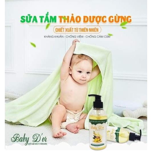 Sữa tắm thảo dược gừng Baby