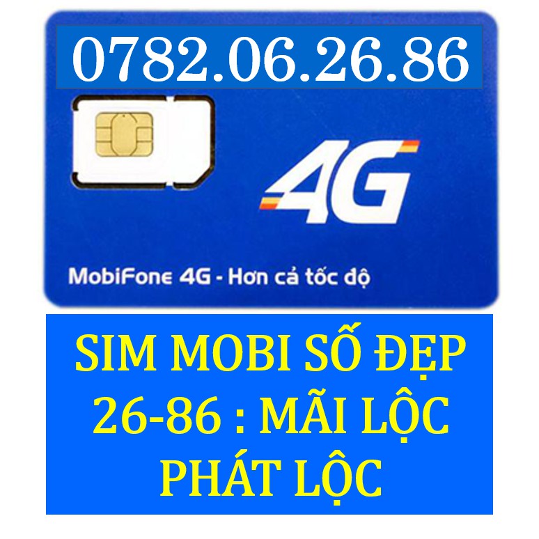 SIM ĐẸP MOBI GIÁ RẺ  - SIM TRẢ TRƯỚC